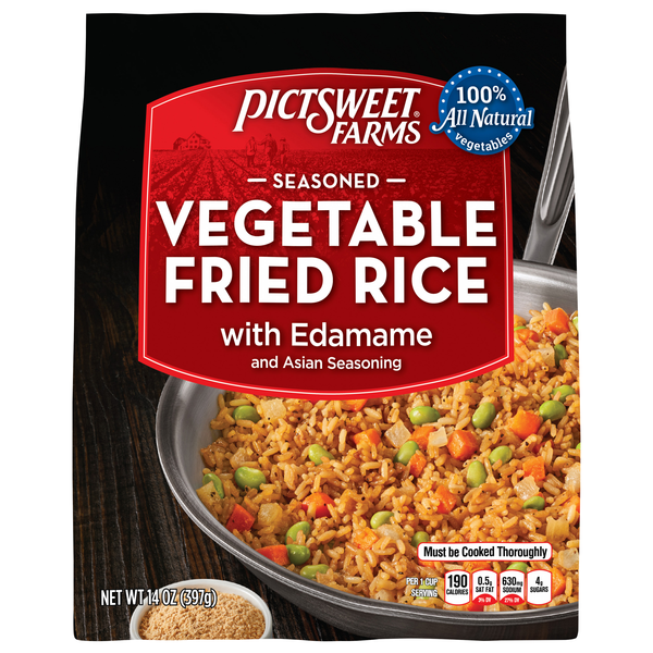 Pictsweet Farms Seasoned Fried Rice with Edamame Frozen