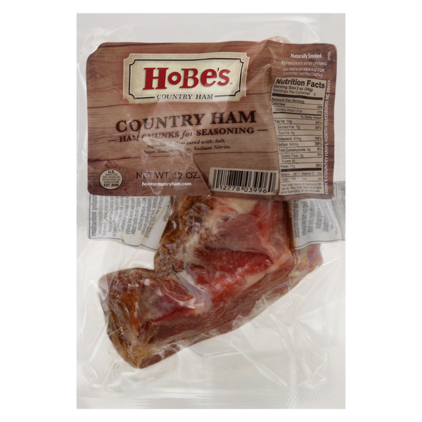 Hobe's Country Ham Chunks Seasoned