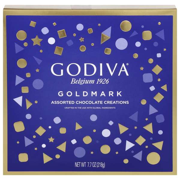 Godiva Goldmark Assorted Chocolate Creations Candy Gift Box - 18 ct