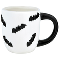 Smart Living Halloween Mug White with Bats