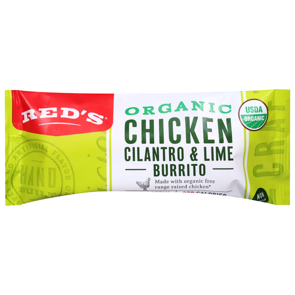 Red's Organic Chicken Cilantro & Lime Burrito Frozen