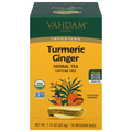 Vahdam Infusions Caffeine Free Turmeric Ginger Herbal Tea Bags