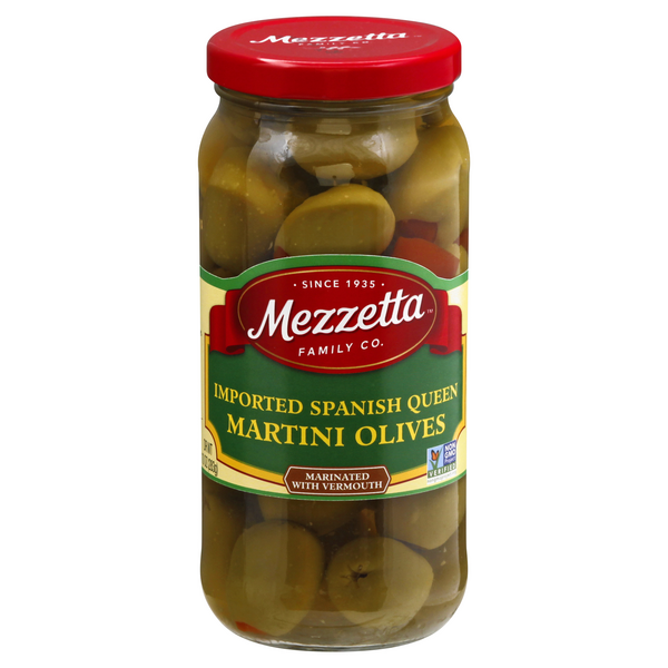 Save on Mezzetta Imported Spanish Queen Martini Olives Marinated with