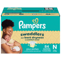 Pampers Swaddlers Newborn Baby Diapers Up to 10 lb