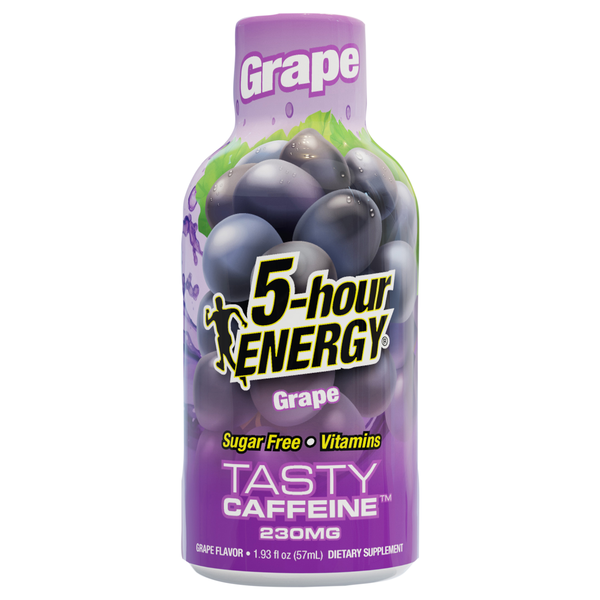 5-Hour Extra Strength Sugar Free Grape Energy Shot