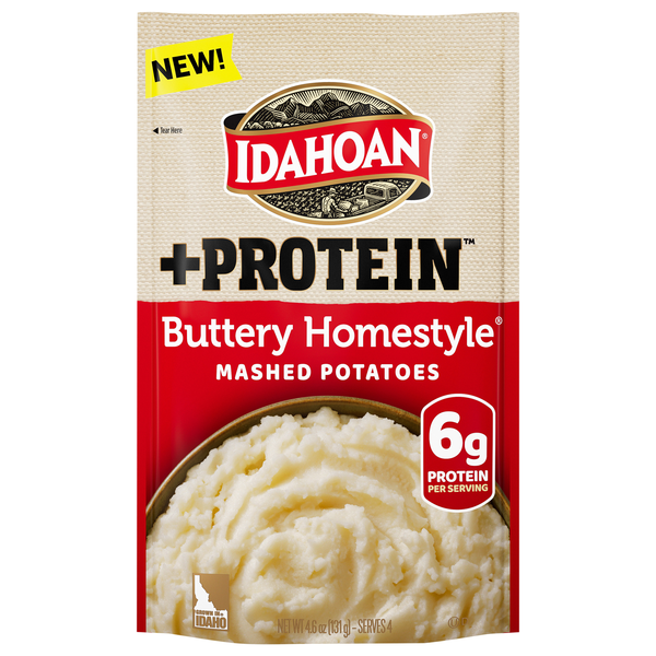 Idahoan +Protein Buttery Homestyle Mashed Potatoes