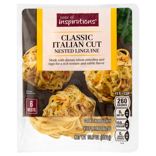 Taste of Inspirations Classic Italian Cut Nested Linguine Refrigerated