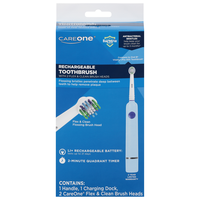 CareOne Rechargeable Toothbrush with Flossing Bristles