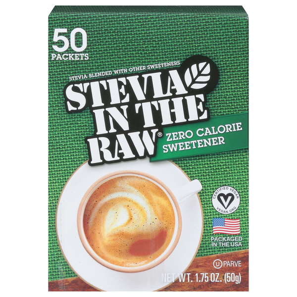 Stevia In The Raw Zero Calorie Sweetener Packets