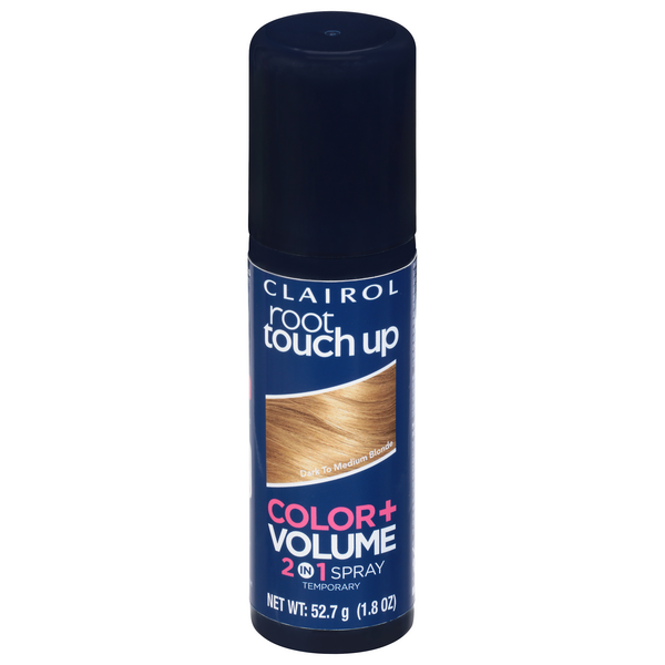 Save on Clairol Root TouchUp 2 in 1 Temporary Color + Volume Spray Dark to Medium Blonde Order