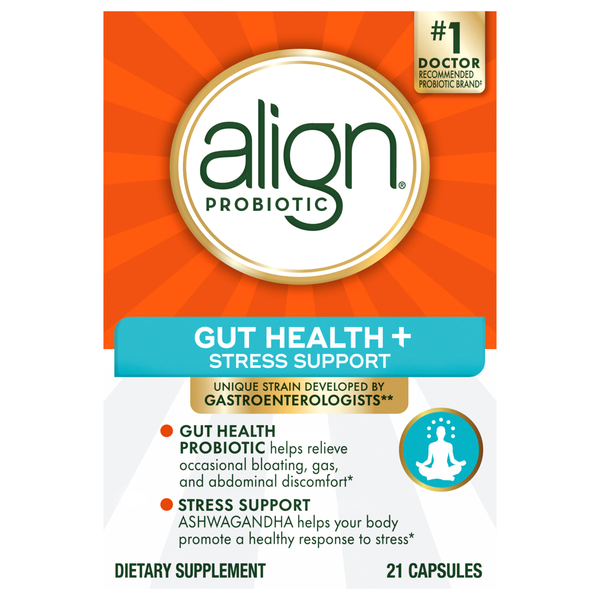 Align Probiotic Digestive De-Stress Probiotic + Ashwagandha Capsules