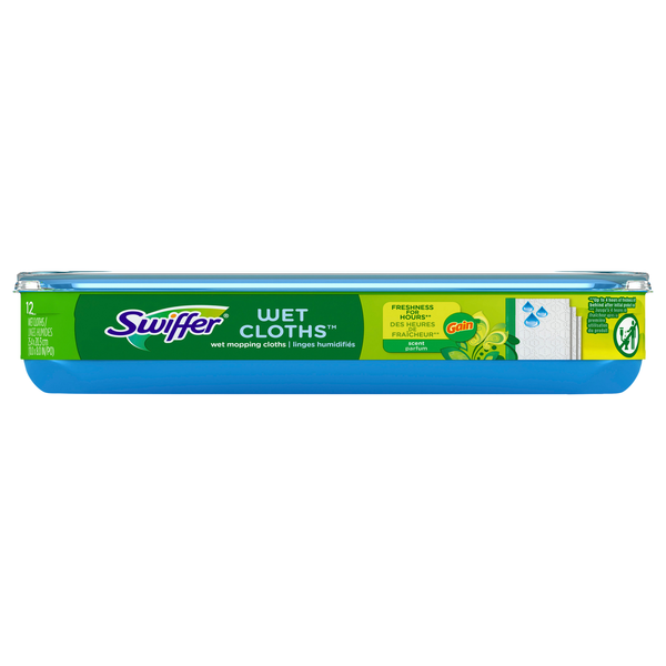 Swiffer Sweeper Wet Mopping Cloths Refill with Gain Scent
