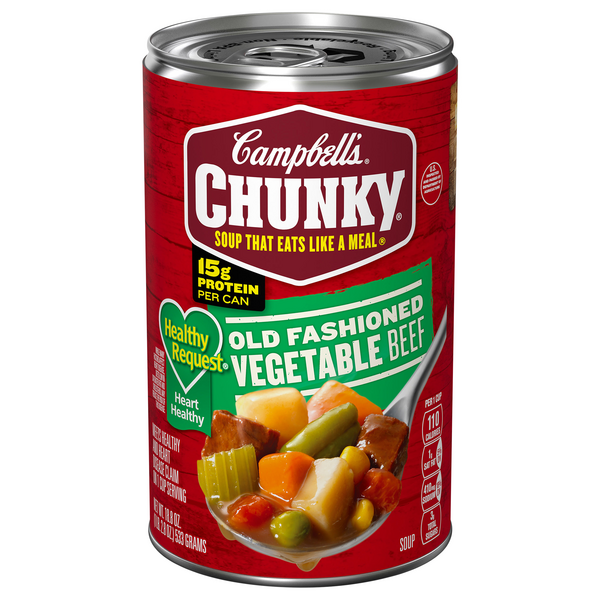 Campbell's Chunky Healthy Request Old Fashioned Vegetable Beef Soup