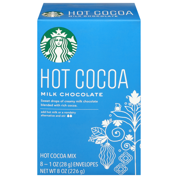 Save on Starbucks Milk Chocolate Hot Cocoa Mix Packets 8 ct Order Online Delivery Stop & Shop