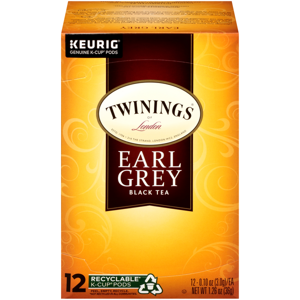 Twinings Earl Grey Black Tea K-Cup Pods