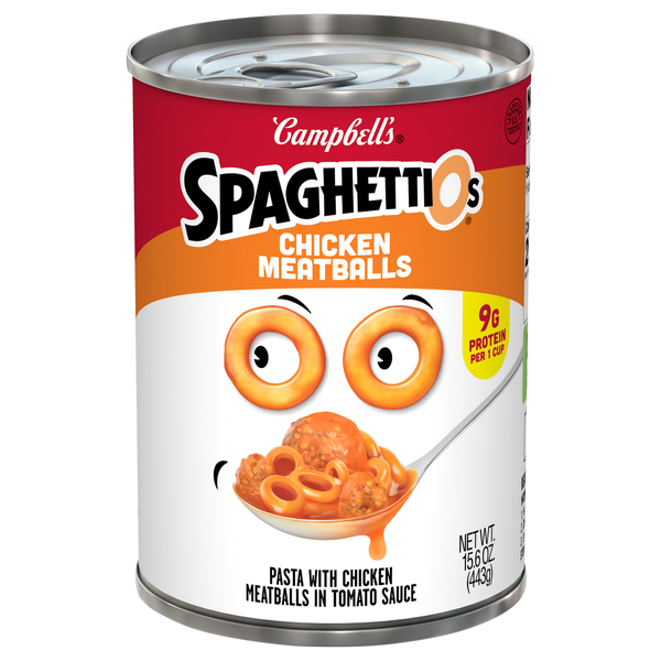 Campbell's SpaghettiOs with Chicken Meatballs