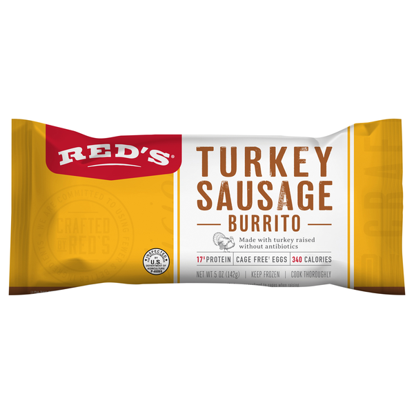 Red's Turkey Sausage Breakfast Burrito