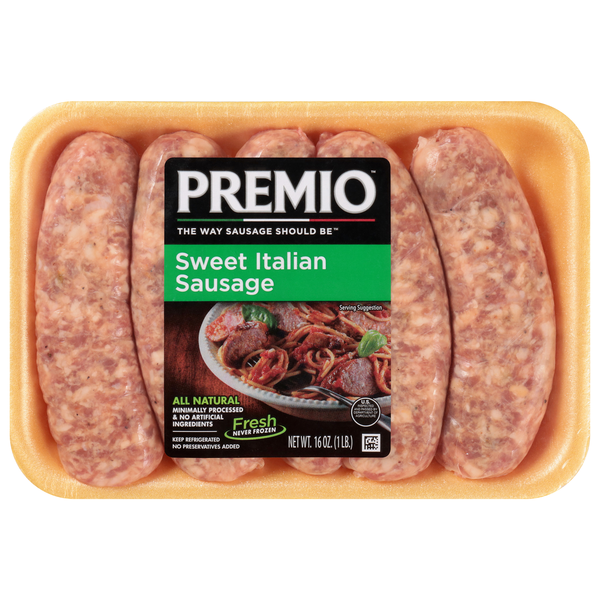 Premio Sweet Italian Sausage - 5 ct
