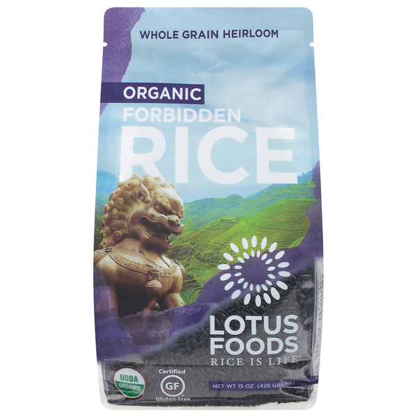 Lotus Foods Organic Gluten Free Forbidden Black Rice