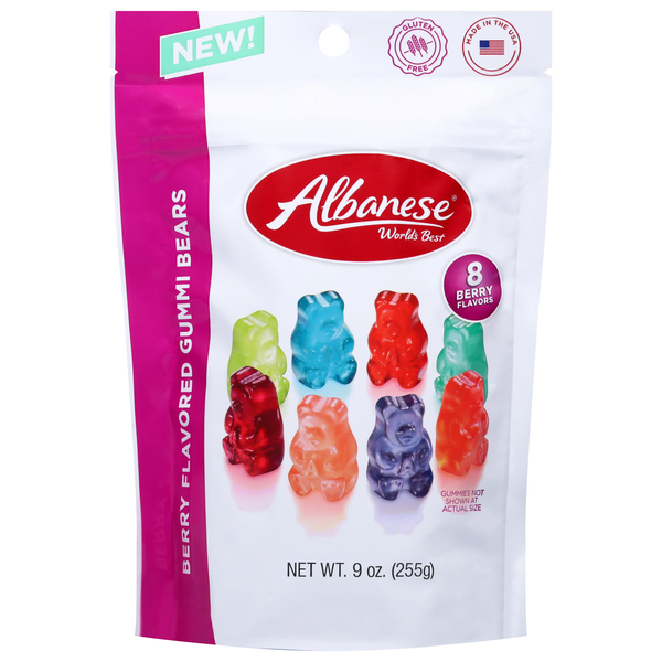Albanese Berry Flavored Gummi Bears Candy