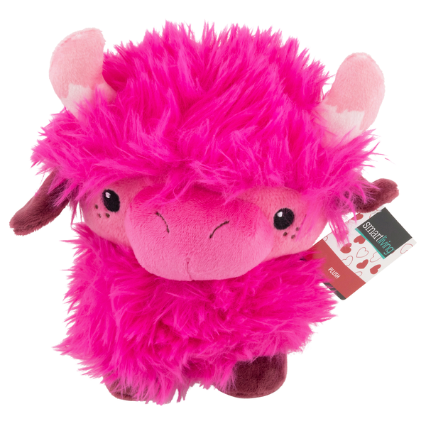 Smart Living Plush Pink Highland Cow