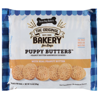 Three Dog Bakery Puppy Butters Sandwich Cookies Dog Treats