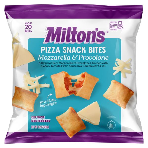 Milton's Gluten Free Mozzarella & Provolone Pizza Snack Bites