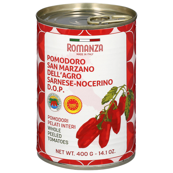 Romanza San Marzano Whole Peeled Tomatoes