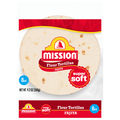 Mission Super Soft Small Fajita Flour Tortillas 6 Inch - 8 ct