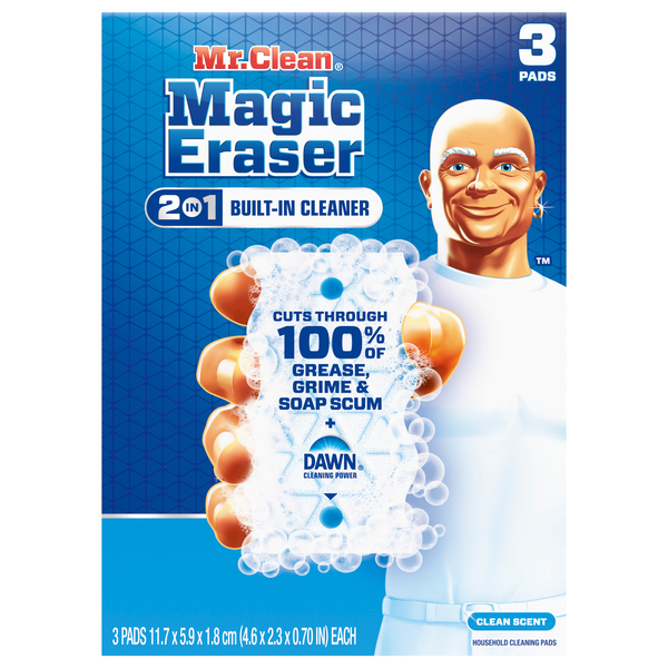 Mr. Clean Magic Eraser with Dawn Extra Foamy Multi-Surface Cleaner