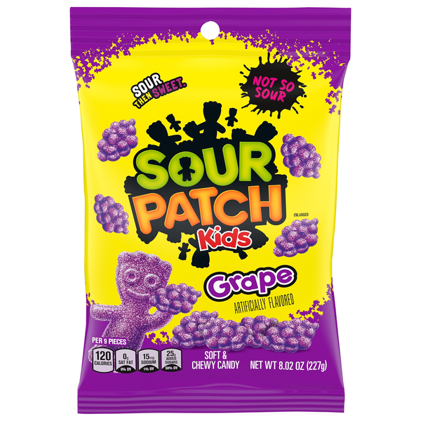 Sour Patch Kids Grape Sour Then Sweet Soft & Chewy Candy