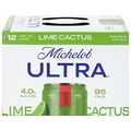 Michelob Ultra Infusions Lime & Prickly Pear Cactus Beer - 12 pk