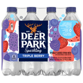 Deer Park Triple Berry Sparkling Spring Water - 8 pk