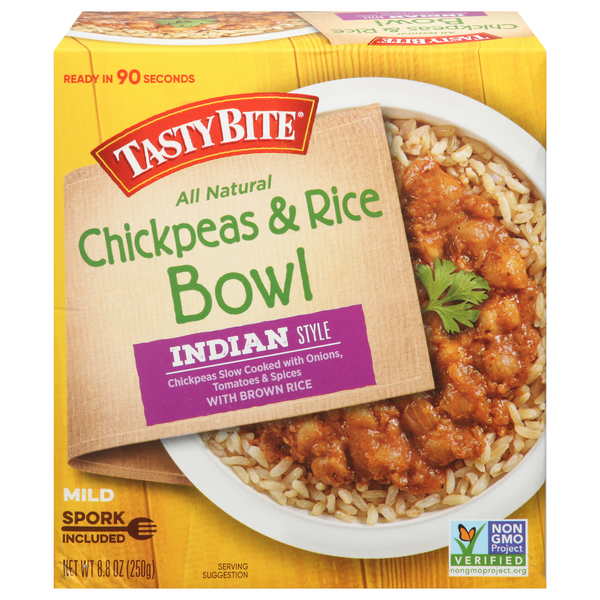 Save on Tasty Bite Chickpeas & Rice Bowl Indian Style Mild Order Online