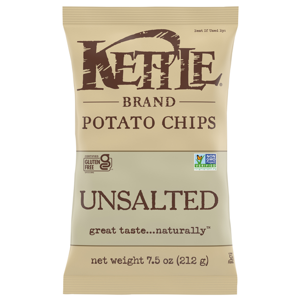 Kettle Brand Gluten Free Unsalted Potato Chips