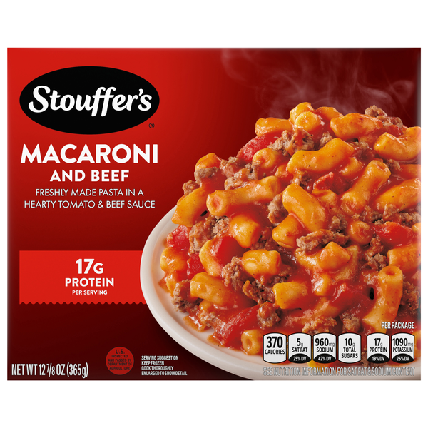 Stouffer's Macaroni & Beef Frozen Meal