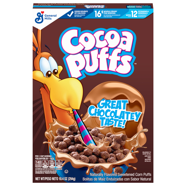 Cocoa Puffs Chocolate Corn Cereal