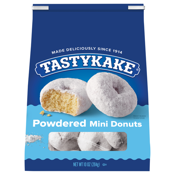 Tastykake Mini Powdered Sugar Donuts