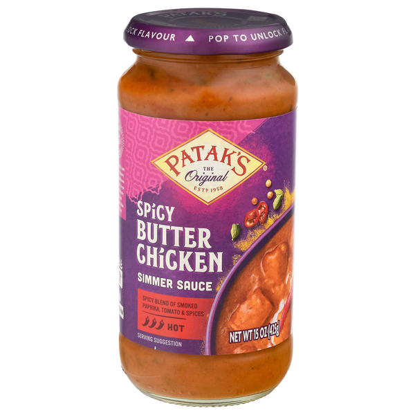 Patak's Hot Butter Chicken Simmer Sauce