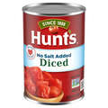Hunt's 100% Natural No Salt Added Diced Tomatoes