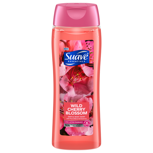 Suave Essentials Cherry Blossom Pampering Body Wash