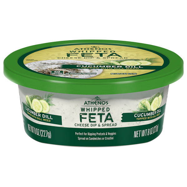 Athenos Whipped Feta Cucumber Dill Cheese Dip & Spread