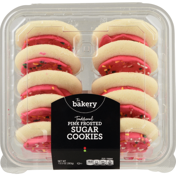 Stop & Shop The Bakery Traditional Pink Frosted Sugar Cookies