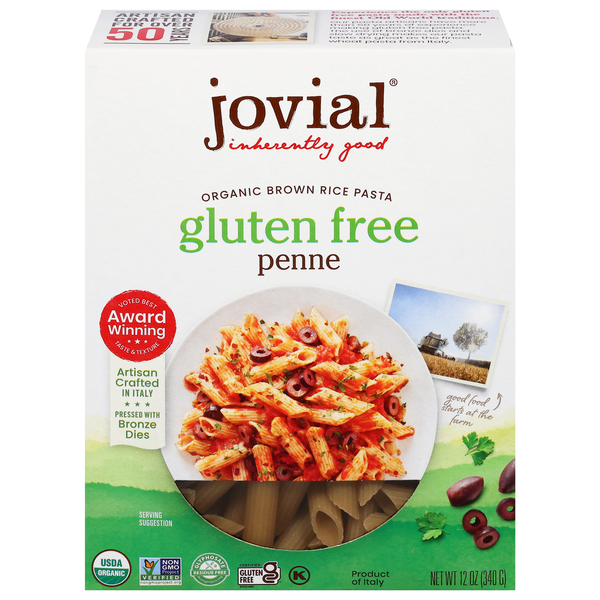 jovial Organic Gluten Free Brown Rice Penne Pasta