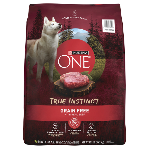 Purina ONE True Instinct Natural Grain Free Beef Adult Dry Dog Food