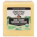 Organic Valley Aged Raw Sharp Cheddar Cheese Block