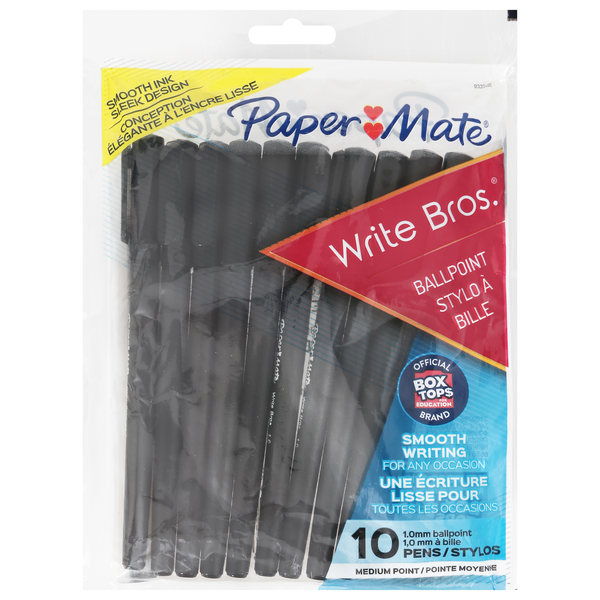 Paper Mate Write Bros. Ball Point Pens Black