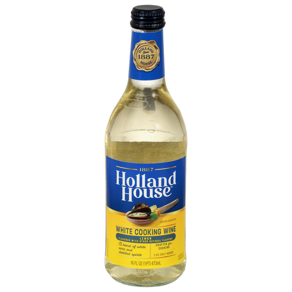 Holland House White Cooking Wine with Lemon Flavor