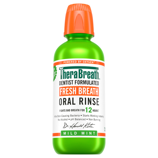 TheraBreath Fresh Breath Mild Mint Oral Rinse