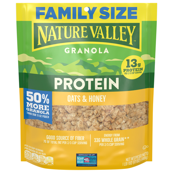 Nature Valley Oats & Honey Protein Granola Family Size